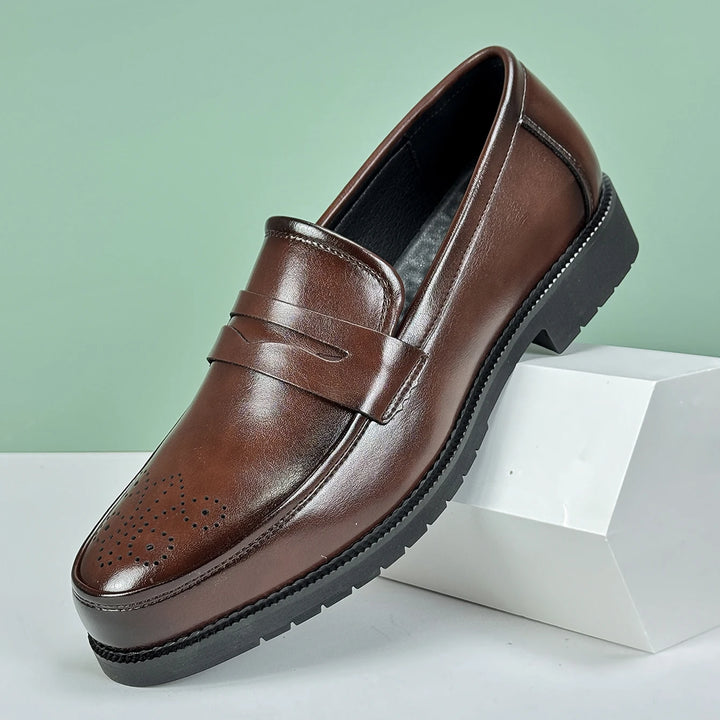 Archer Penny Leather Shoes - Riley Grove