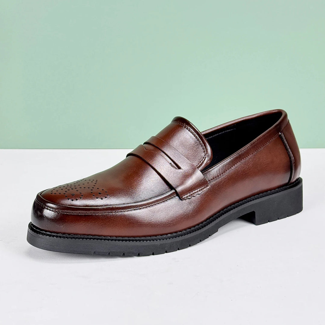 Archer Penny Leather Shoes - Riley Grove