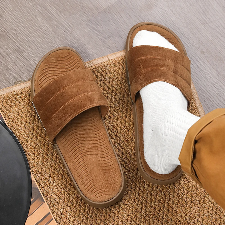 Versco Suede Leather Slippers - Riley Grove