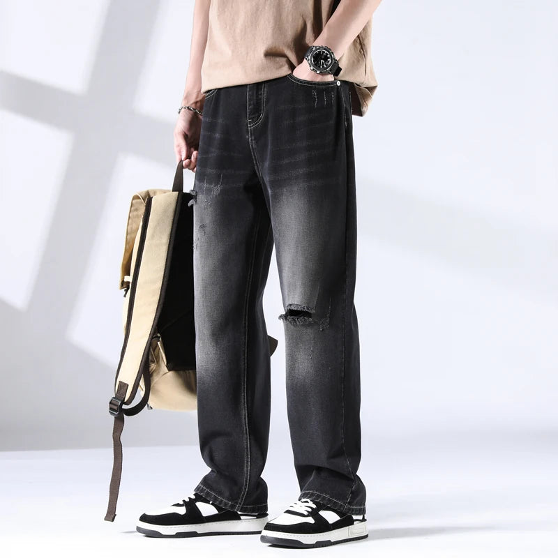 Urban Inspired Distress Jeans - Riley Grove
