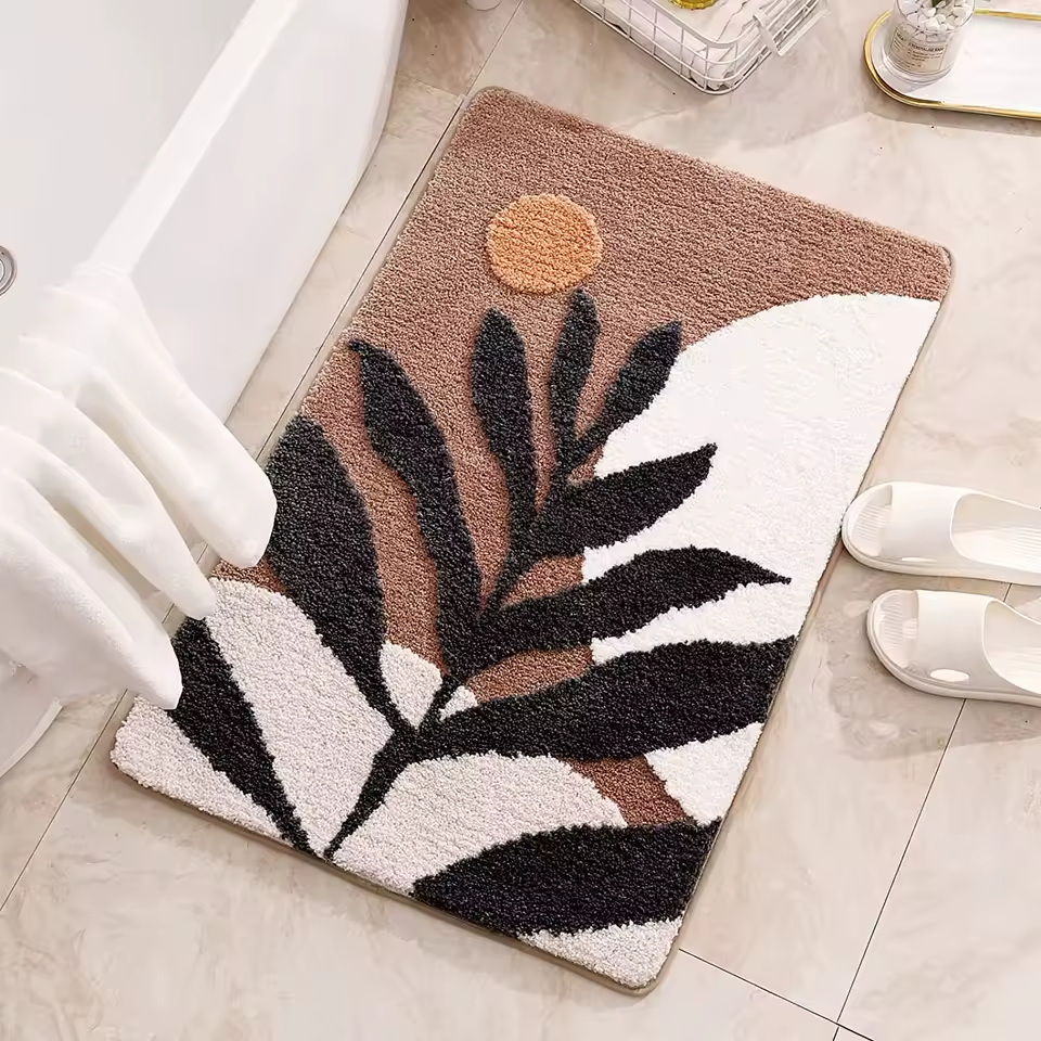 Earthly Leaf Organic Bath Rug - Riley Grove
