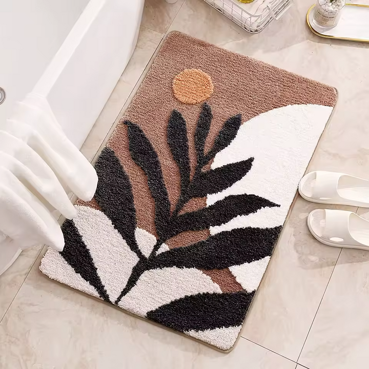 Earthly Leaf Organic Bath Rug - Riley Grove
