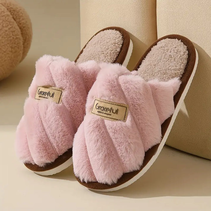 Graciette Sherpa Slides - Riley Grove