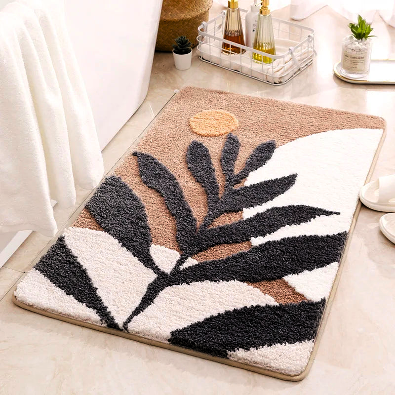 Earthly Leaf Organic Bath Rug - Riley Grove