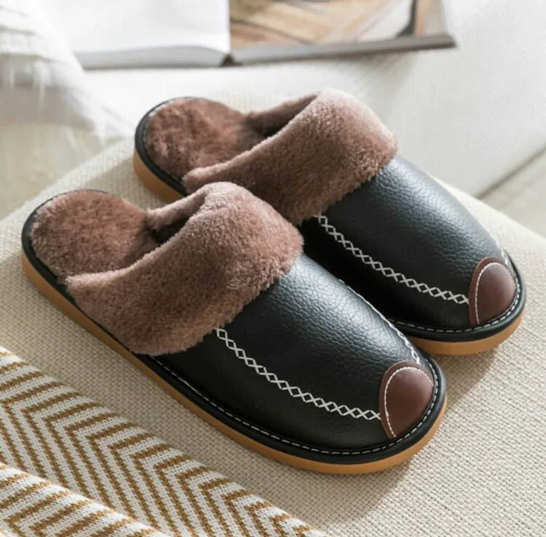 Reeves Premium Leather Slides - Riley Grove