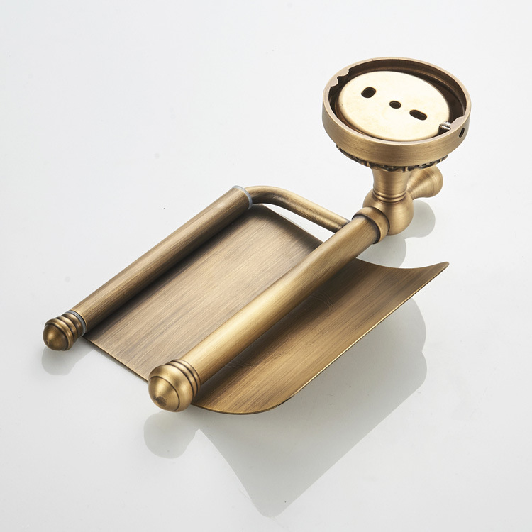Brass Paper Roll Holder - Riley Grove