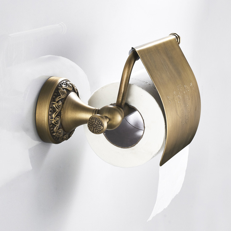 Brass Paper Roll Holder - Riley Grove