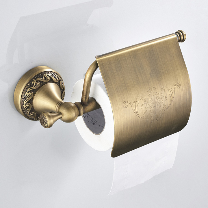Brass Paper Roll Holder - Riley Grove